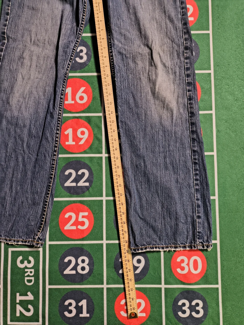American Eagle Low Rise Boot Jeans 32x29 Blue Y2K Denim Tagged 32x32
